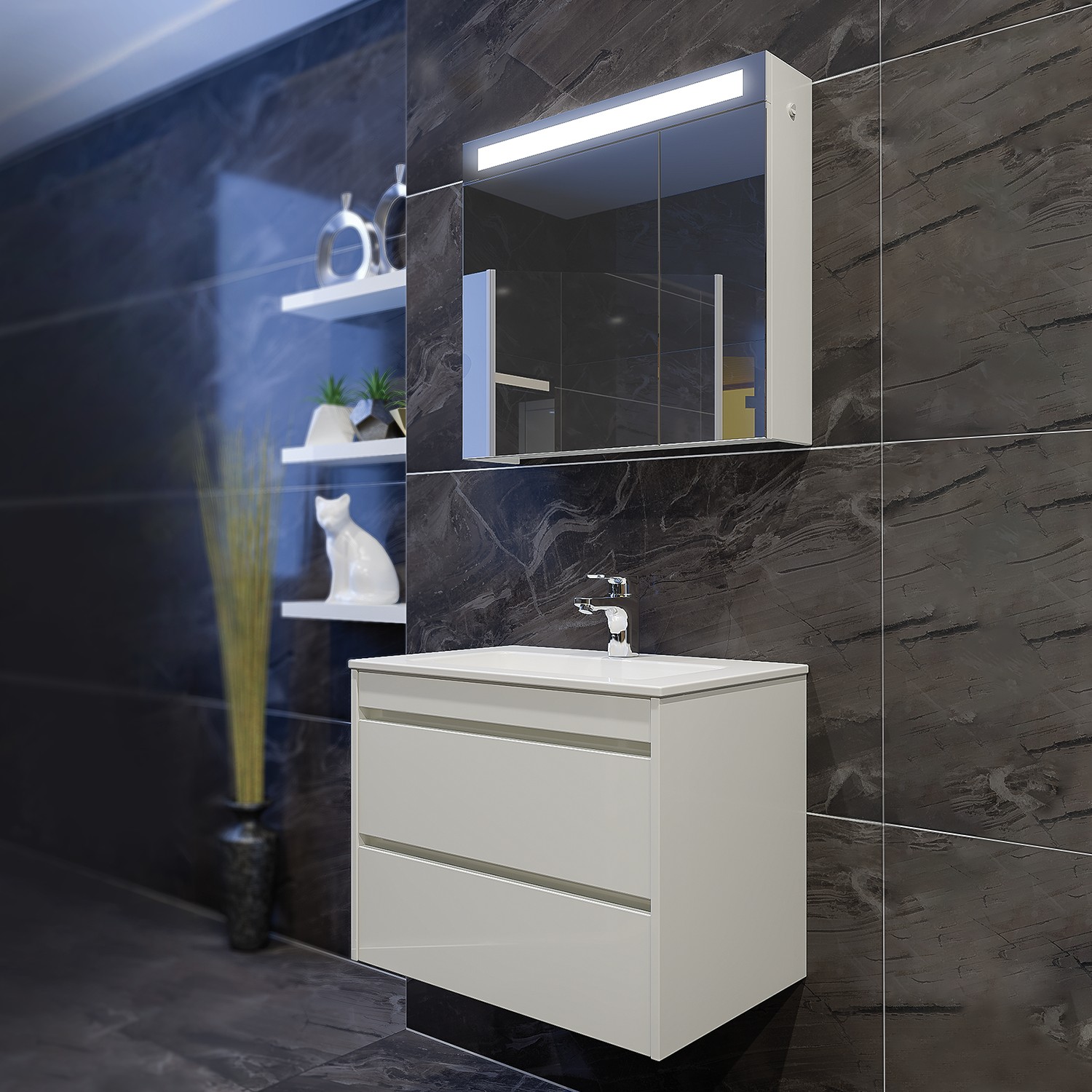 Долен шкаф за баня Ема