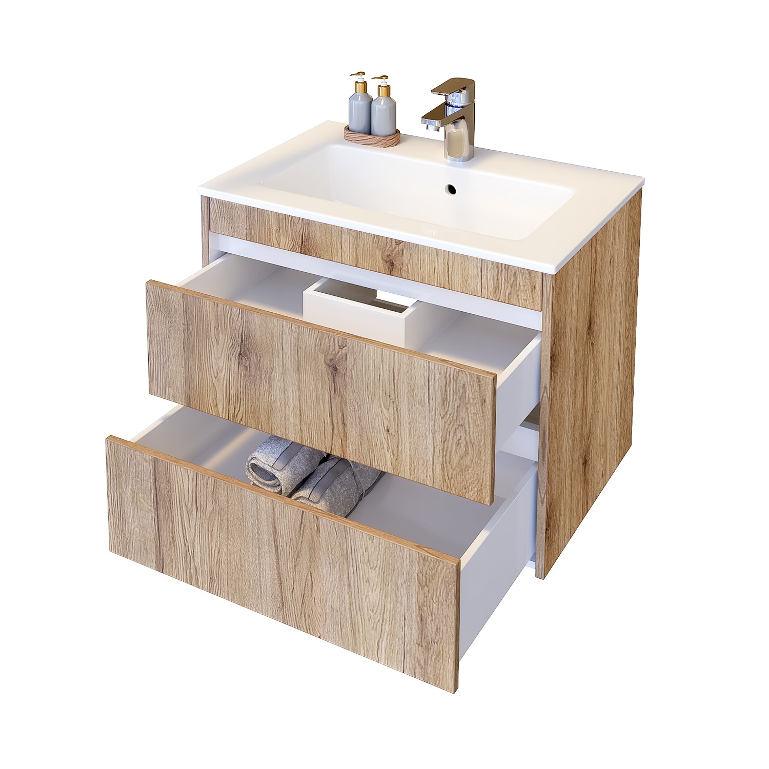 Комплект шкафове за баня Ема