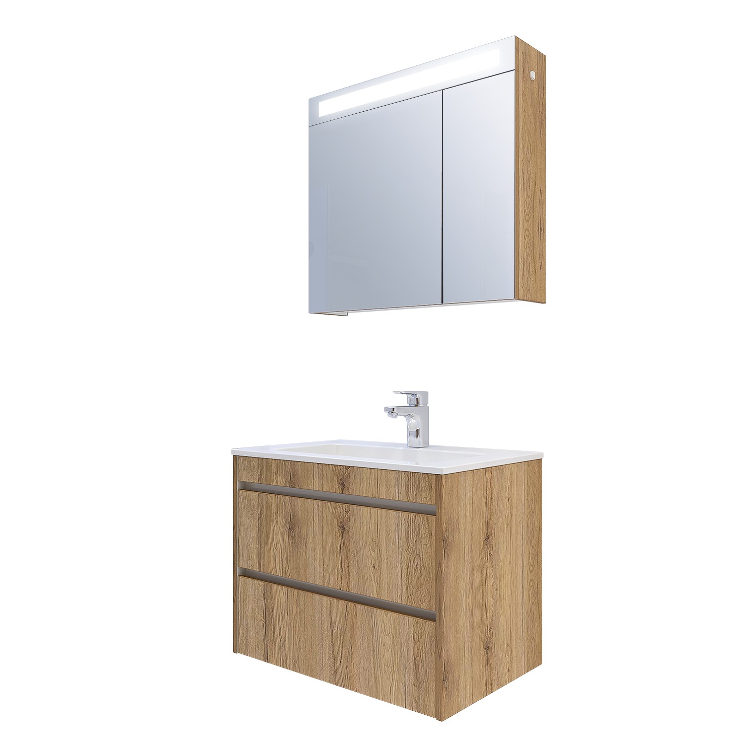 Комплект шкафове за баня Ема