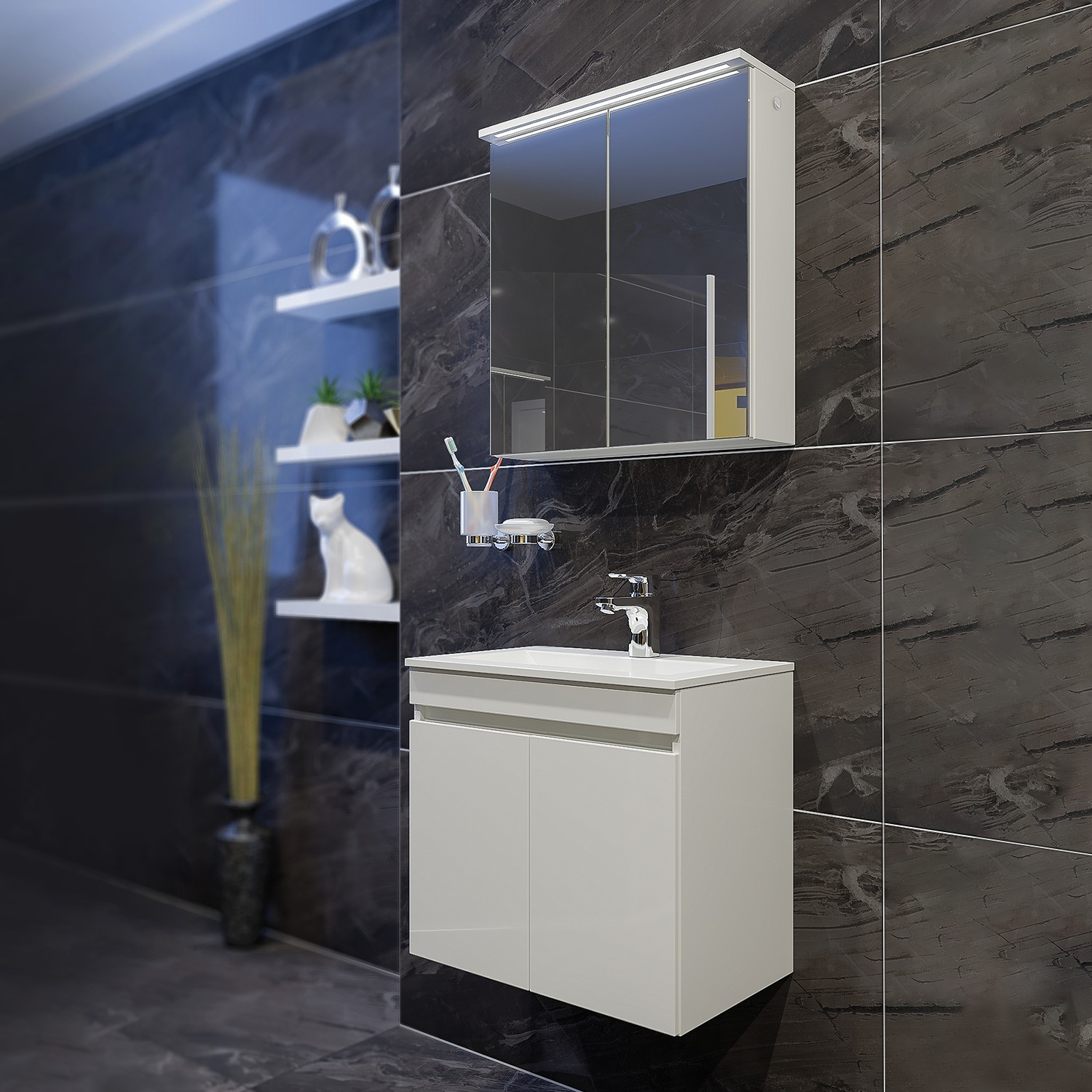 Долен шкаф за баня Ели