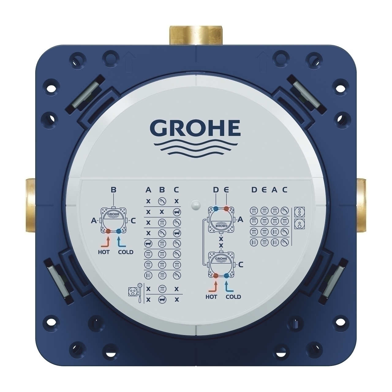 Универсално тяло за вграждане на смесител Grohe Rapido SmartBox