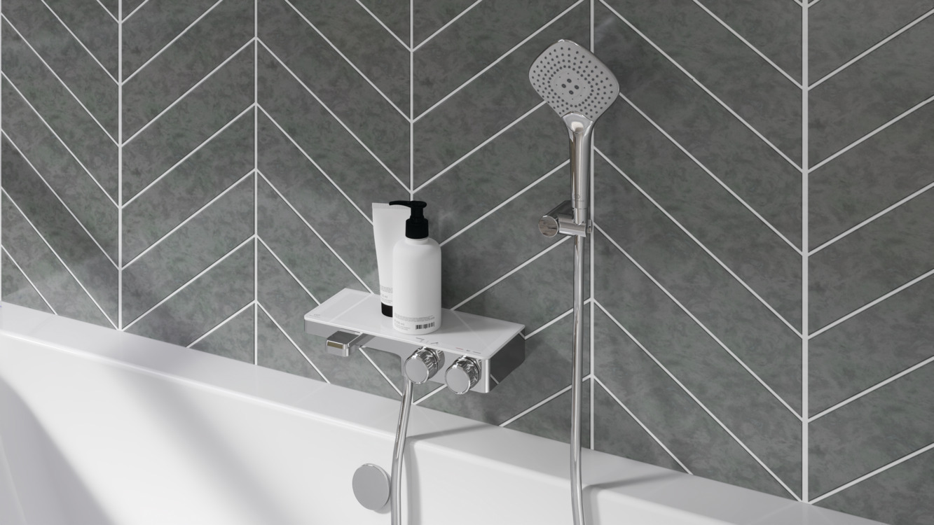 Ръчен душ и окачалка Idealrain Evo Jet Diamond