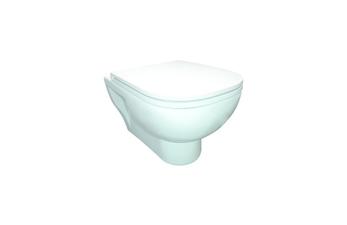 Структура за вграждане Eco Compact стенна тоалетна Emilia Rimless