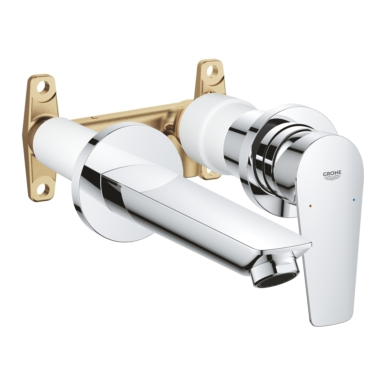 Двудупков Смесител За Умивалник Grohe BauEdge