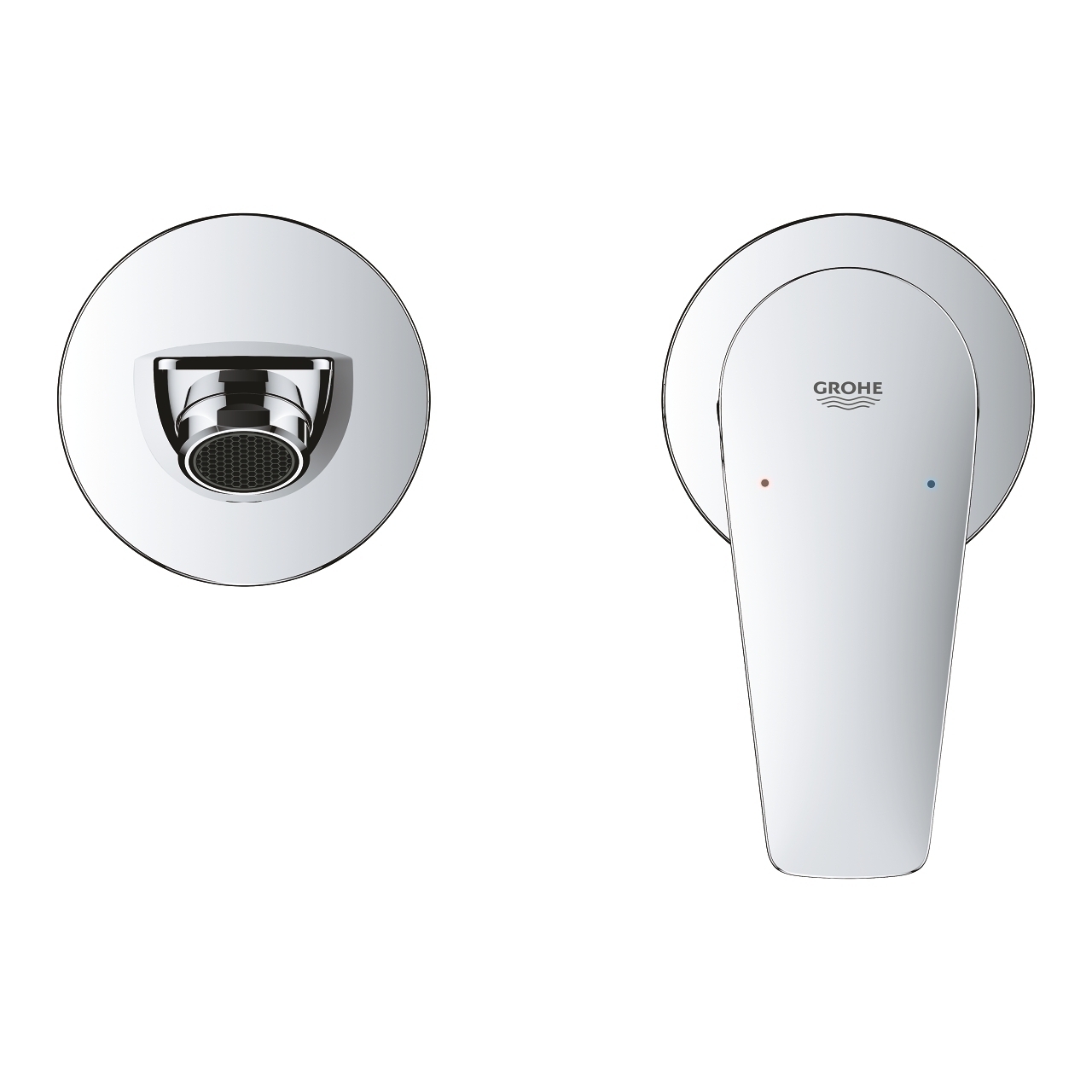 Двудупков Смесител За Умивалник Grohe BauEdge