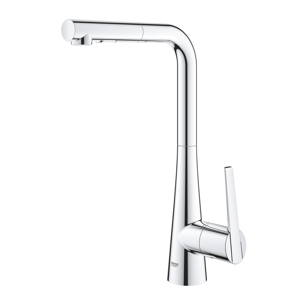 Кухненски смесител Grohe Zedra с издърпващ се чучур 2 функции