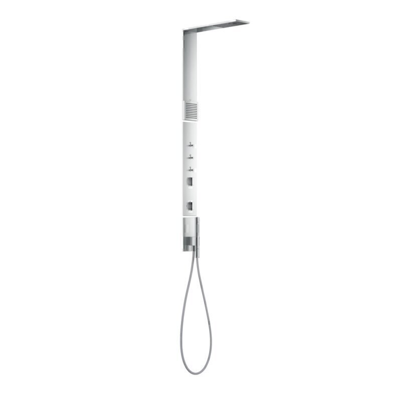 Душ панел Axor ShowerComposition с термостат, горен душ 1jet и душ рамо