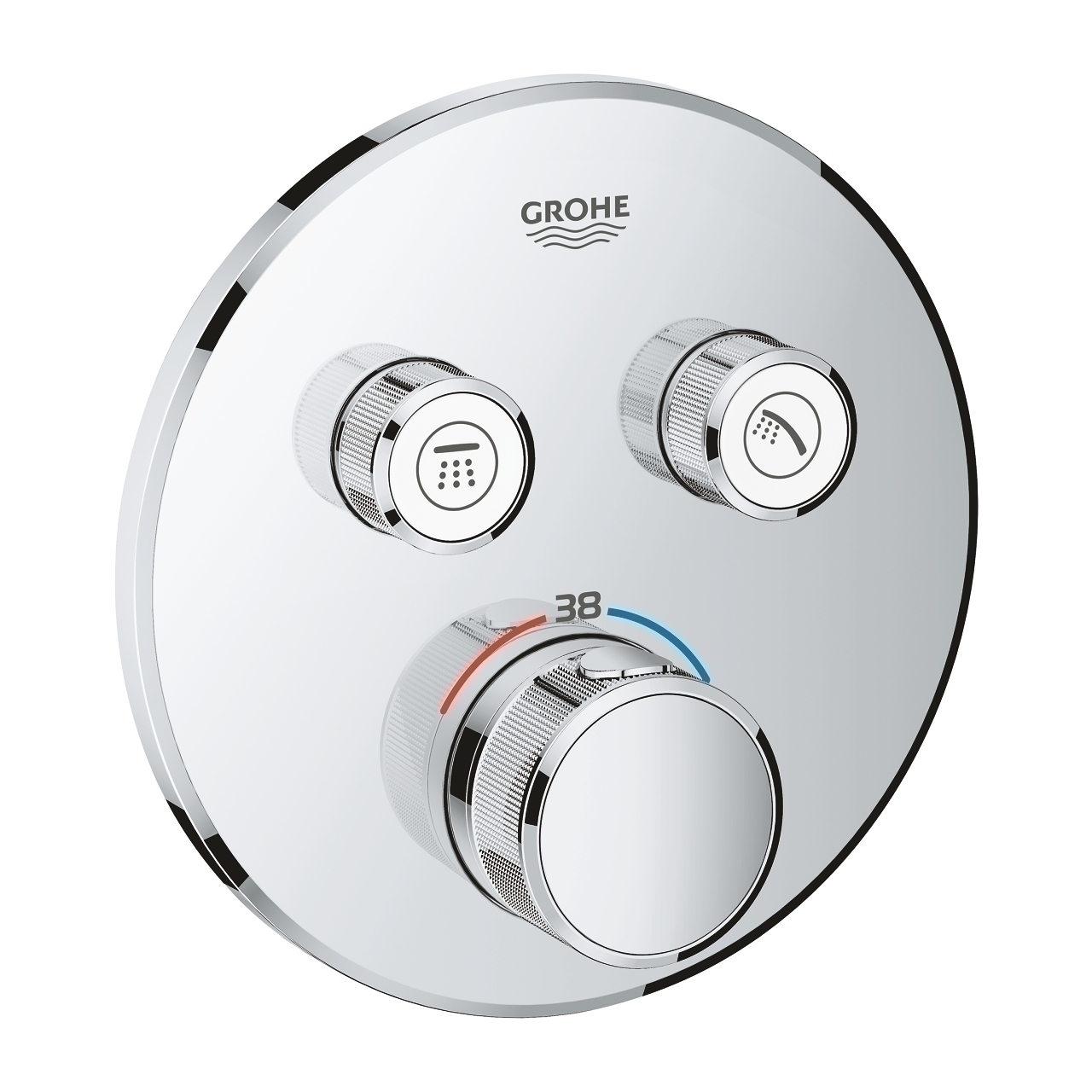 Термостатен смесител за вграждане с 2 функции Grohtherm SmartControl